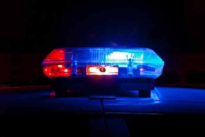 police car lights siren